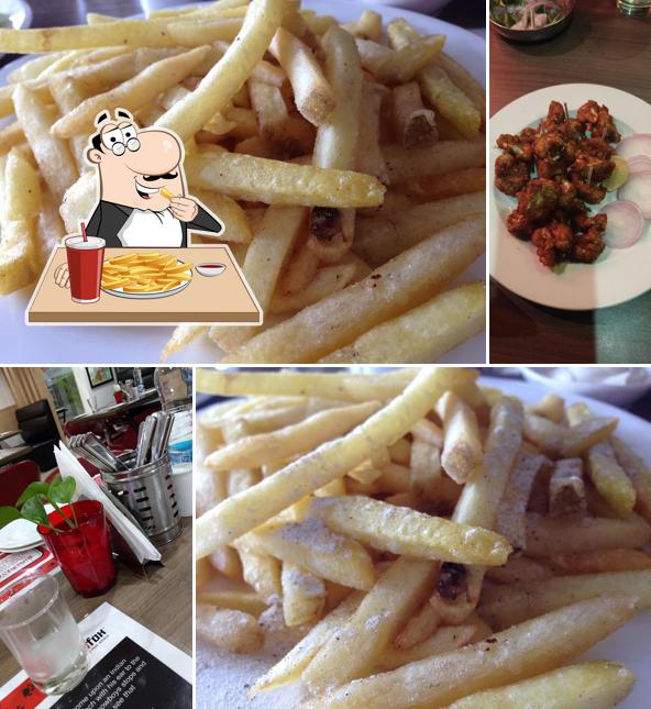 French fries at Clever Fox Cafe