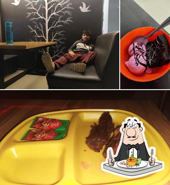 The restaurant's food and beverage