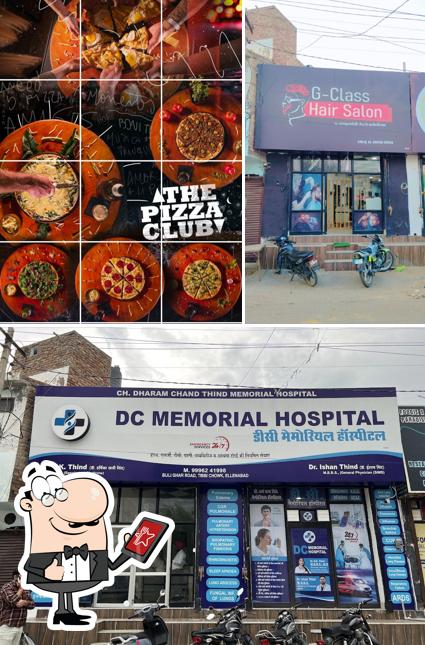 The exterior of THE PIZZA CLUB