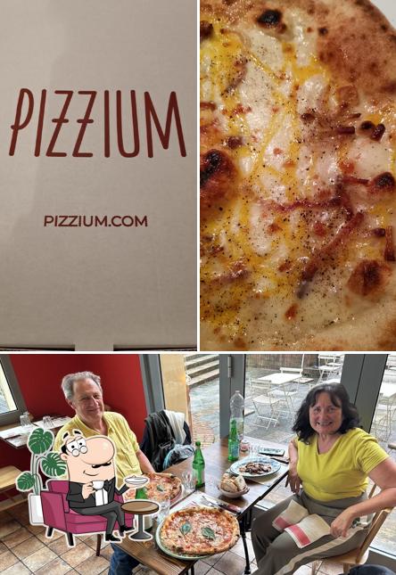 Gli interni di Pizzium - Parma
