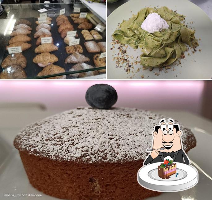 Torta al cioccolato al Nono Cafè Imperia