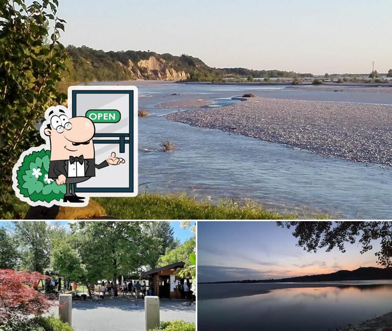 Gli esterni di Al Vecjo Traghèt - Trattoria - Kiosko Tabine - B&B