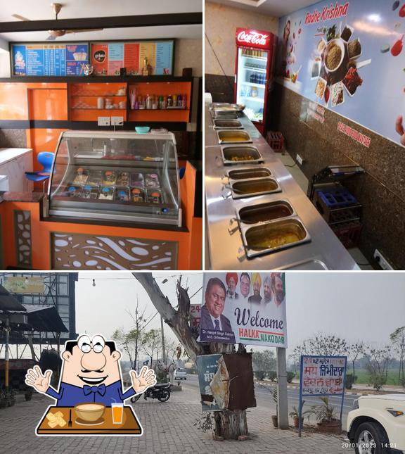 Take a look at the image displaying food and exterior at Sandhu Zimindara Vaishno Dhaba