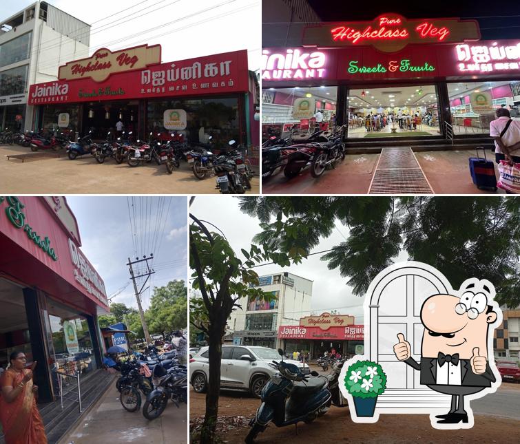 The exterior of Jainika Restaurant