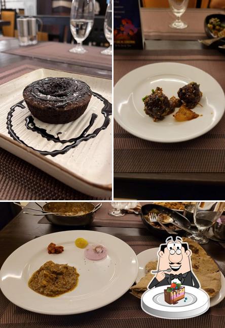 Chocolate cake at Portico-B4M Restaurant & Bar North Indian Tandoor
