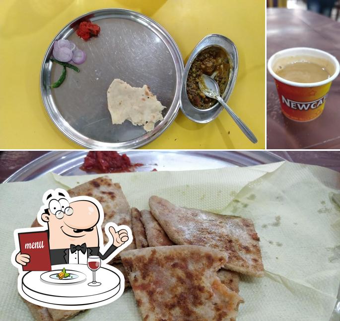 Take a look at the photo depicting food and beer at Hotel Mampi