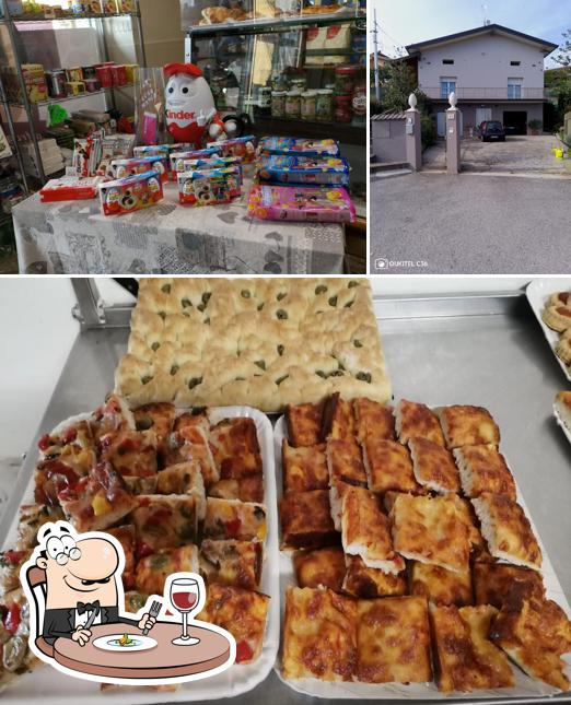 Questa è la immagine che mostra la cibo e esterno di La Fragranza del Pane - Serle