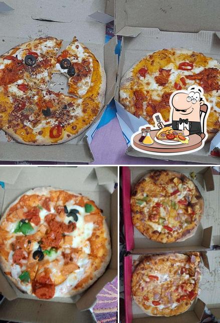 Order different types of pizza
