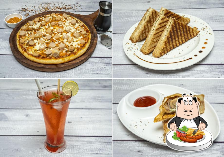 Food at Halfbite Cafe - Best Pizza, Ice Cream & More in Mohali Emaar
