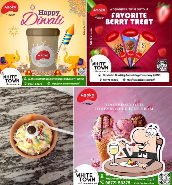 Meals at WHITE TOWN CREAMERY-ASOKA ICE CREAMS