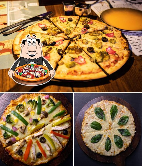 Try out various kinds of pizza