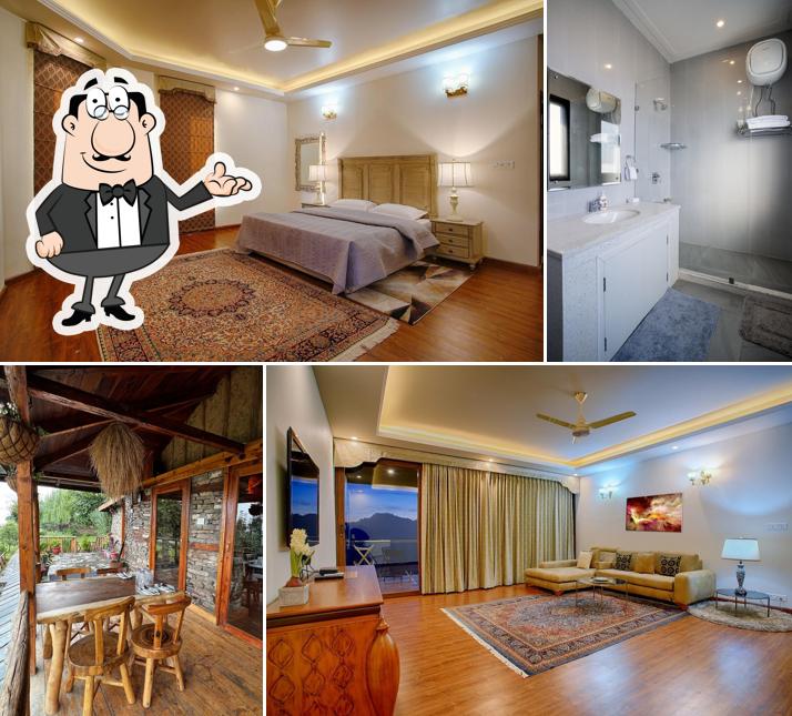 The interior of The Manor Luxury Apartments, Shimla