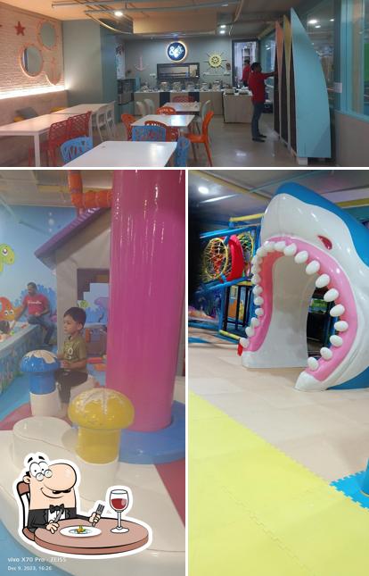 The restaurant's food and interior