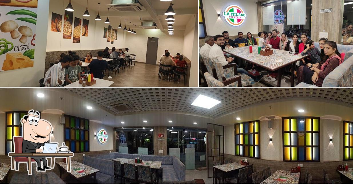 Check out how La Milano Pizzeria Nikol, Ahmedabad looks inside