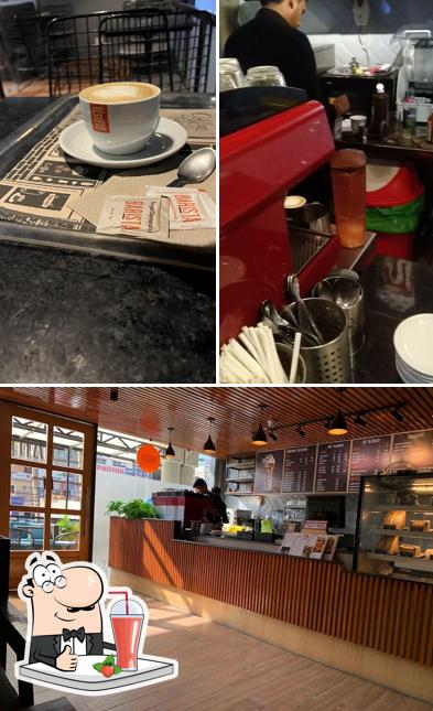 Enjoy a drink at Barista