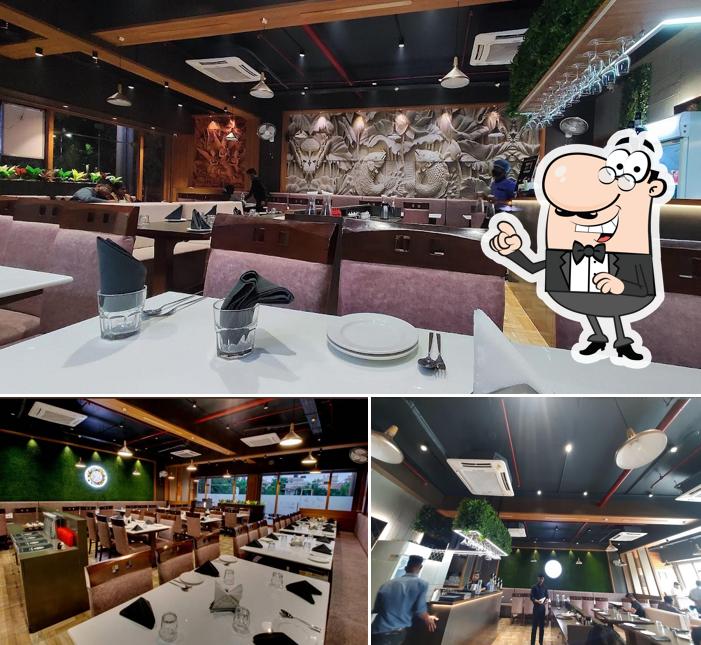 The interior of Seven Spices - Multi Cuisine Restaurant