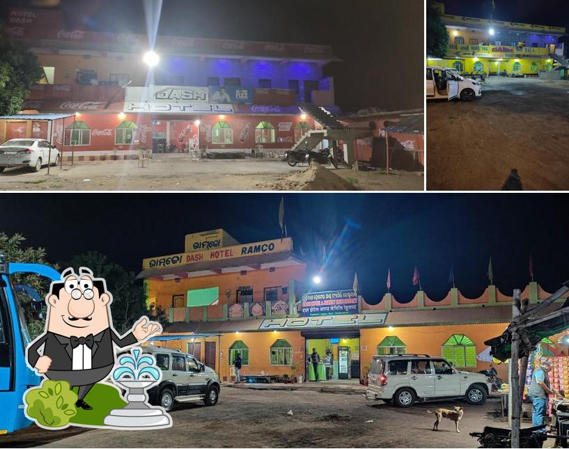 Check out the exterior of Hotel Dash