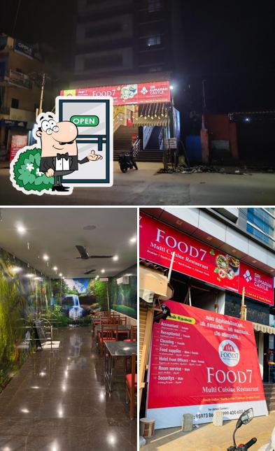 The photo of exterior and interior at Food7 Restaurant