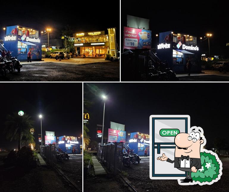 The exterior of Domino's Pizza Sarnobatwadi, Kolhapur