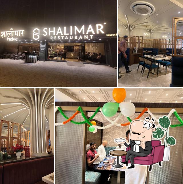 The interior of Shalimar Restaurant - Branch of Bhendi Bazar
