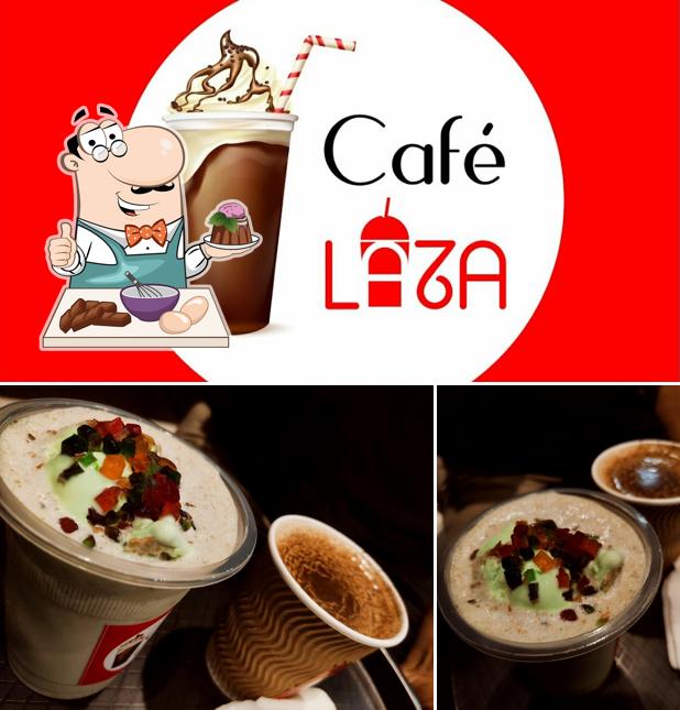 Cafe Laza offers a variety of desserts