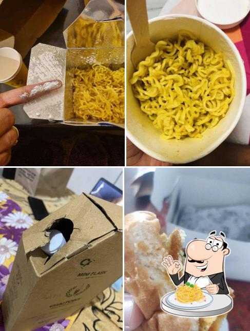 Spaghetti carbonara at Chai Point