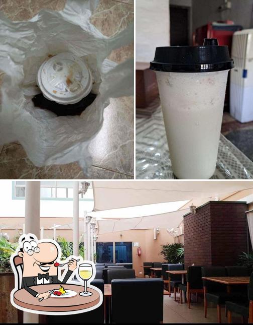 The restaurant's food and interior