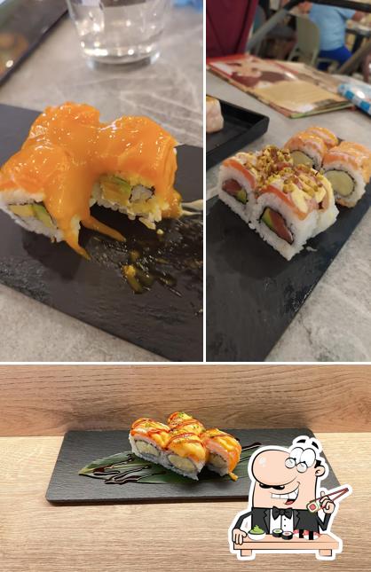 Scegli le diverse opzioni di sushi