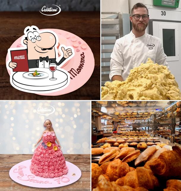 Platti al Pasticceria Cristiani