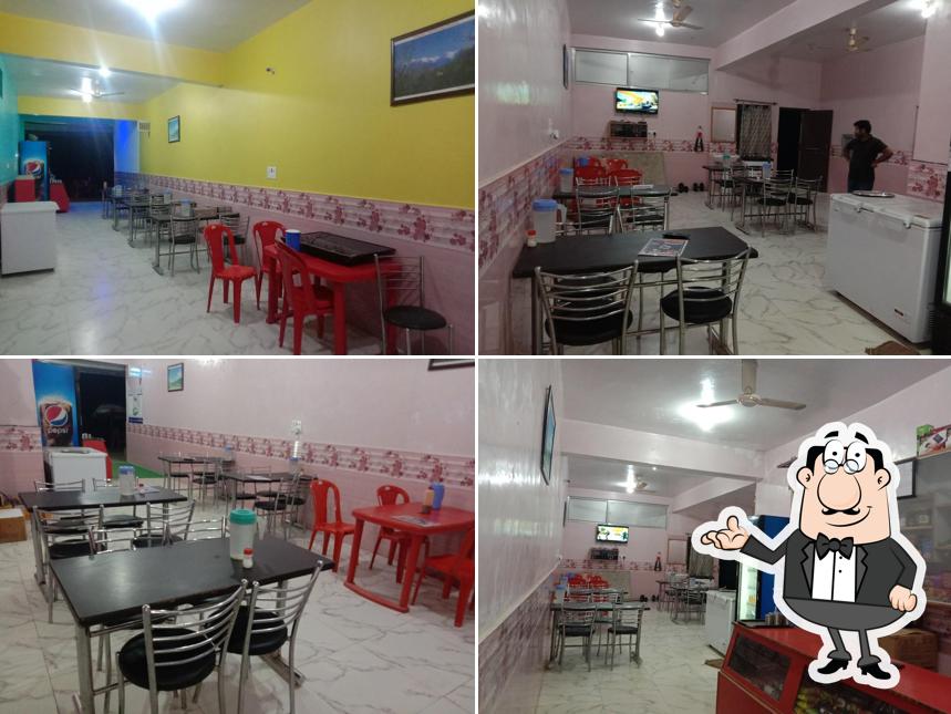 Take a seat at one of the tables at Picnic point restaurant