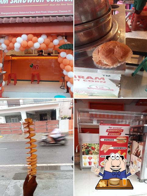 Food at Niviram Sandwich Corner