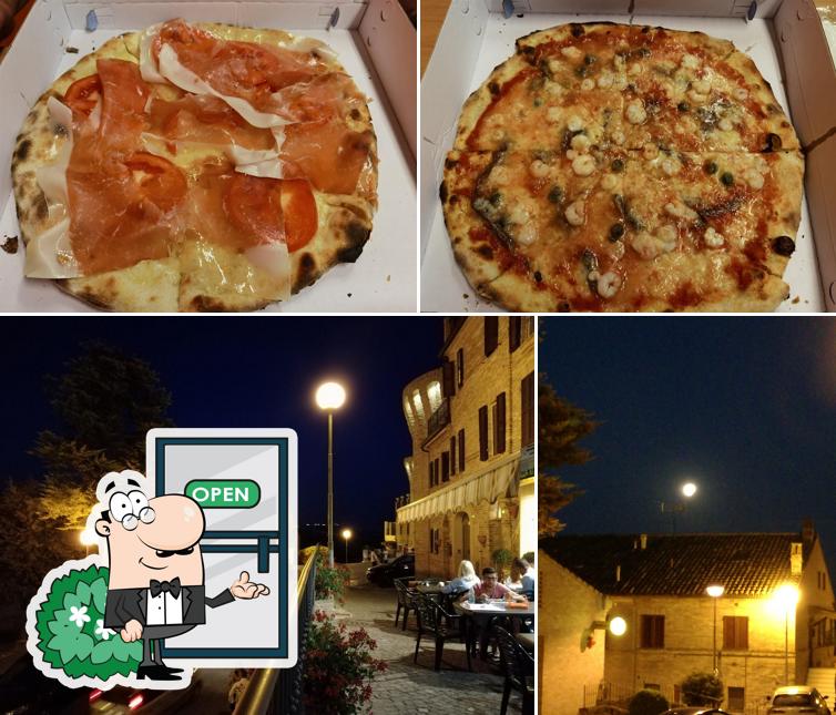 La foto di esterno e cibo da Pizzeria il Girasole di Danilo Merlonghi