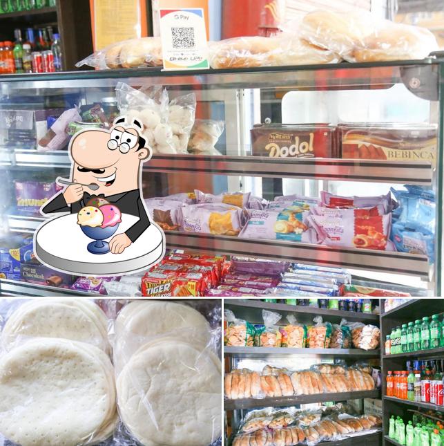 V R Bakers offers a selection of sweet dishes