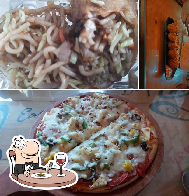 Food at Frontiers cafe