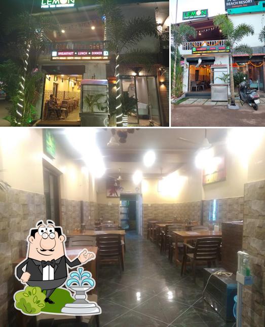 The exterior of Lemon - Veg Restaurant