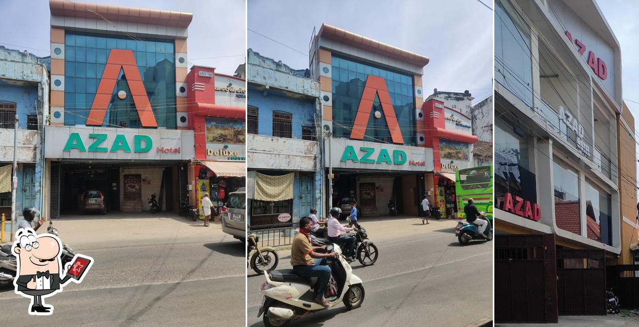 The exterior of Azad Hotel & Restaurant