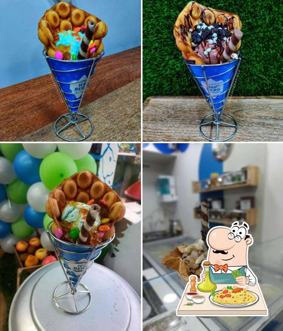 Food at Ice Berg Ice Creams