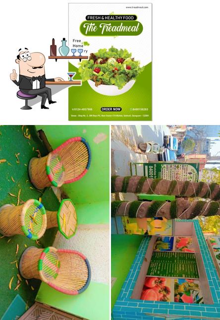The interior of The Treadmeal ( Gym Diet Cafe)