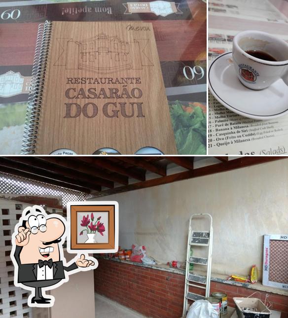 O interior do Restaurante Casarão do Gui - Itapira SP