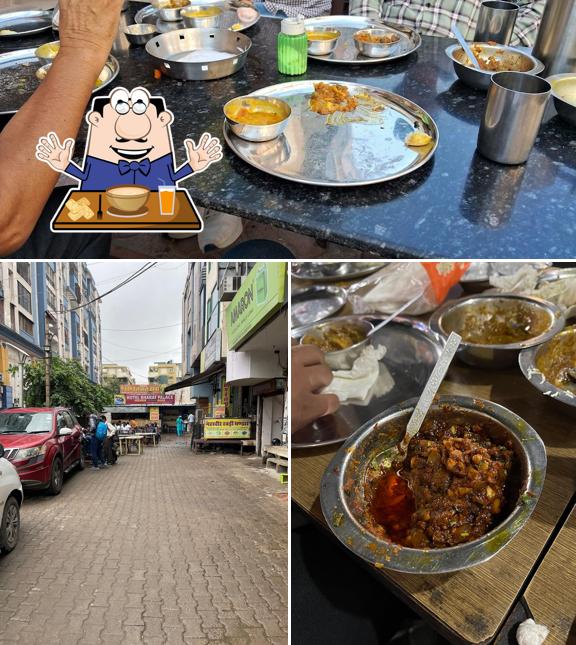 Take a look at the image showing food and exterior at Khandelwal Dhaba