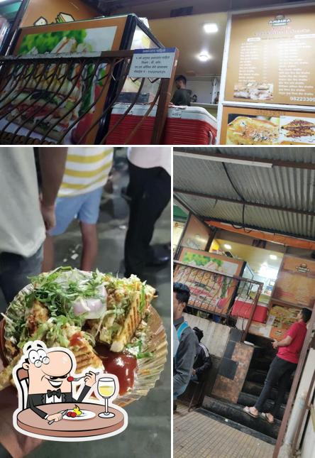 Food at Ambika Sandwich