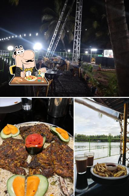 This is the photo showing food and interior at Orie cafe Puzhayoram food park