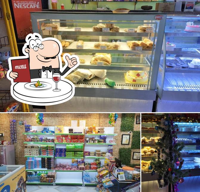 Food at Chattal's Cake Shop