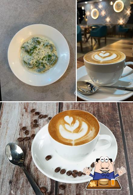 Check out the photo showing food and beverage at Cafe Endore