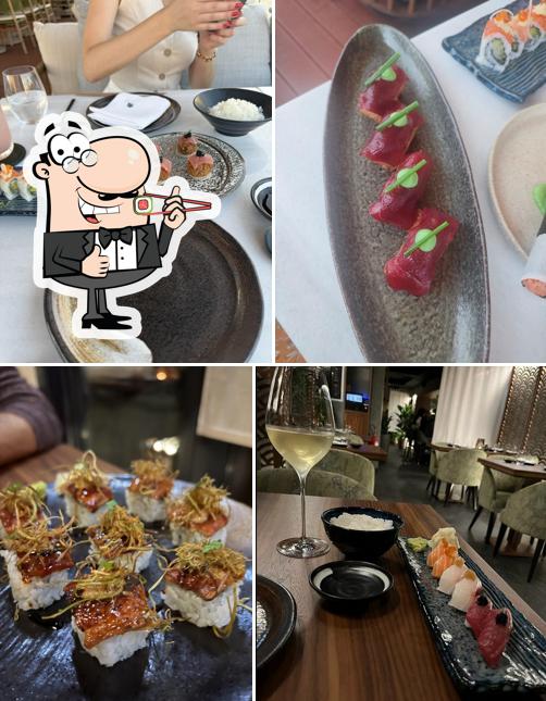 Ordina le varie opzioni di sushi