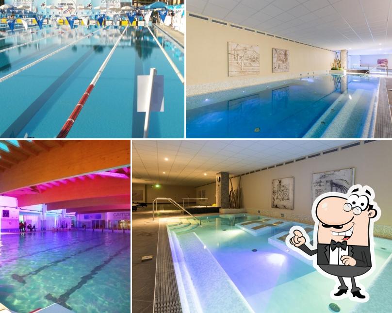 Goditi la vista dagli esterni di Campus Aquae