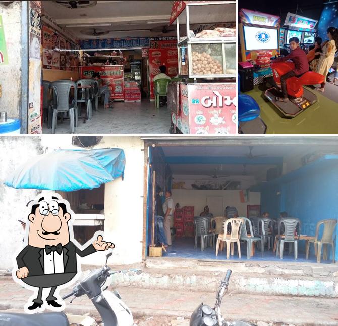 The interior of BR fastfood & Bombay bhel