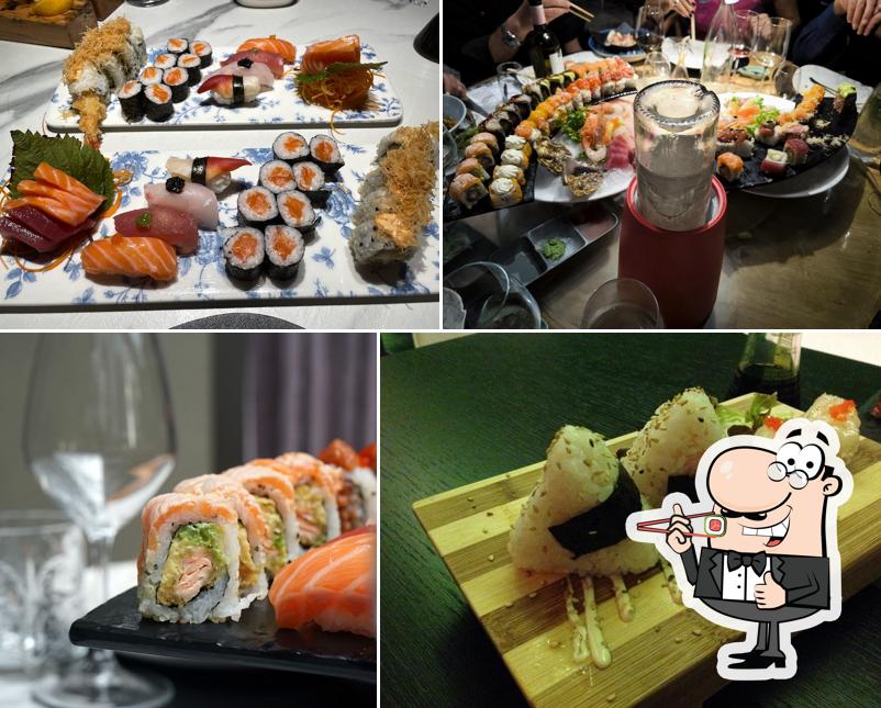 Scegli le varie opzioni di sushi