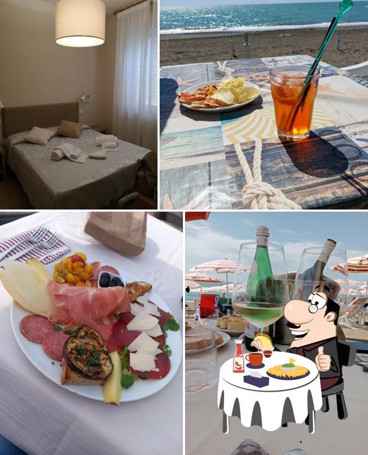 Piatto di formaggi al Hotel Ristorante Il Gabbiano