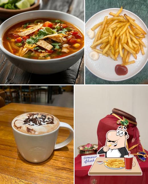 French fries at Palm Cafe & Restaurant